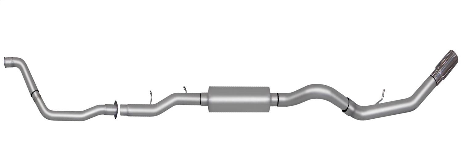 Gibson Exhaust 619623 Turbo-Back Single Exhaust System, Stainless