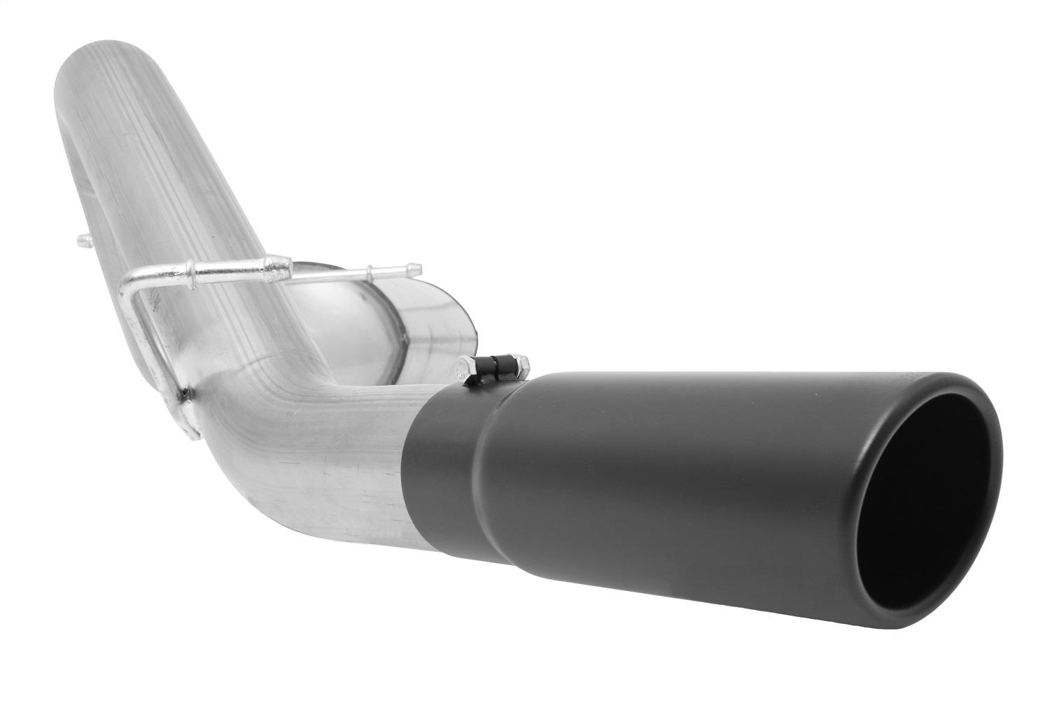 Gibson Exhaust 619696B Black Elite Filter-Back Single Exhaust System, Stainless