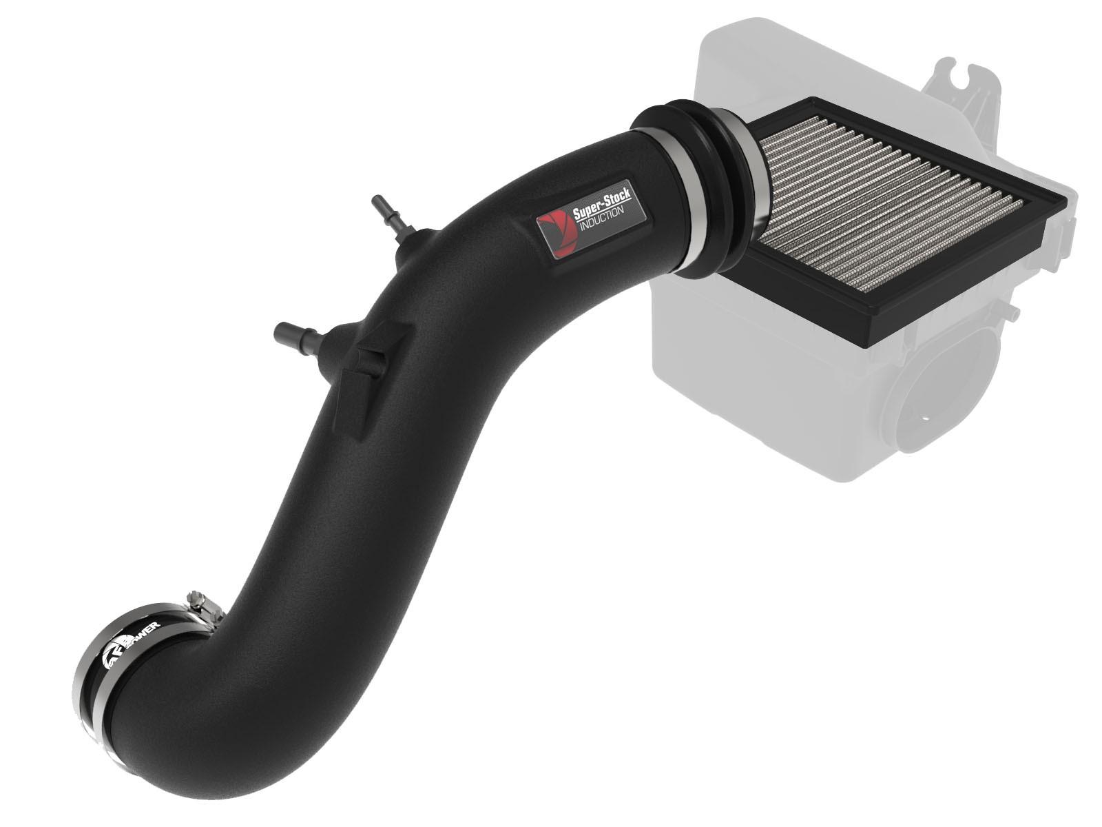AFE Super Stock Induction System w/ Pro DRY S Filter (2015-2020 F-150) - 55-10011D