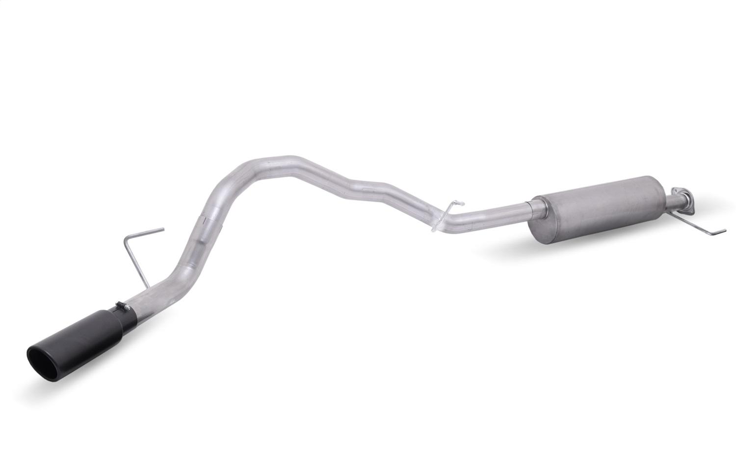 Gibson Exhaust 619905B Black Elite Cat-Back Single Exhaust System, Stainless