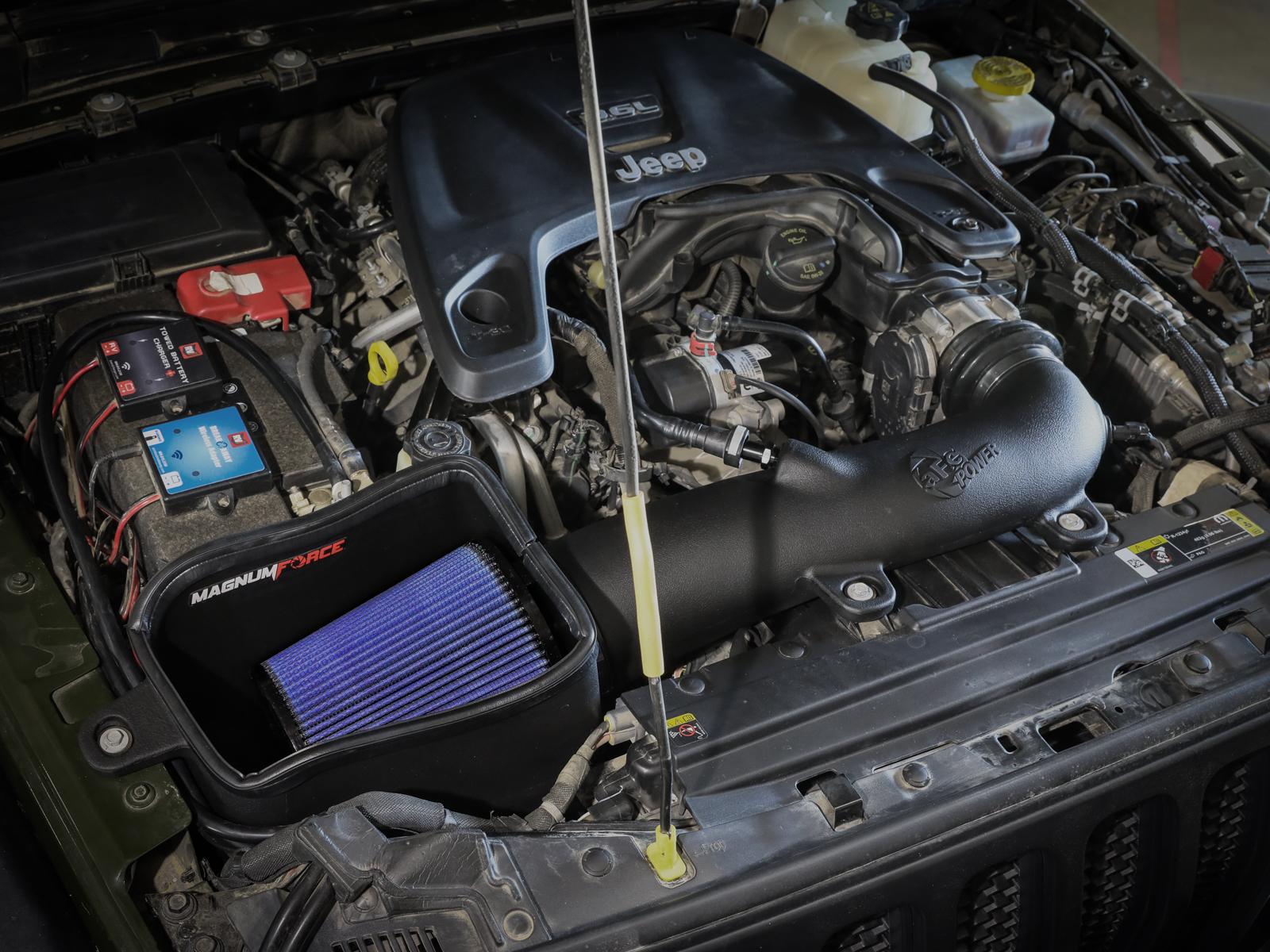 AFE Magnum FORCE Stage-2 Cold Air Intake System w/ Pro 5R Filter Jeep Wrangler (JL) 18-23 V6-3.6L - 54-13078R