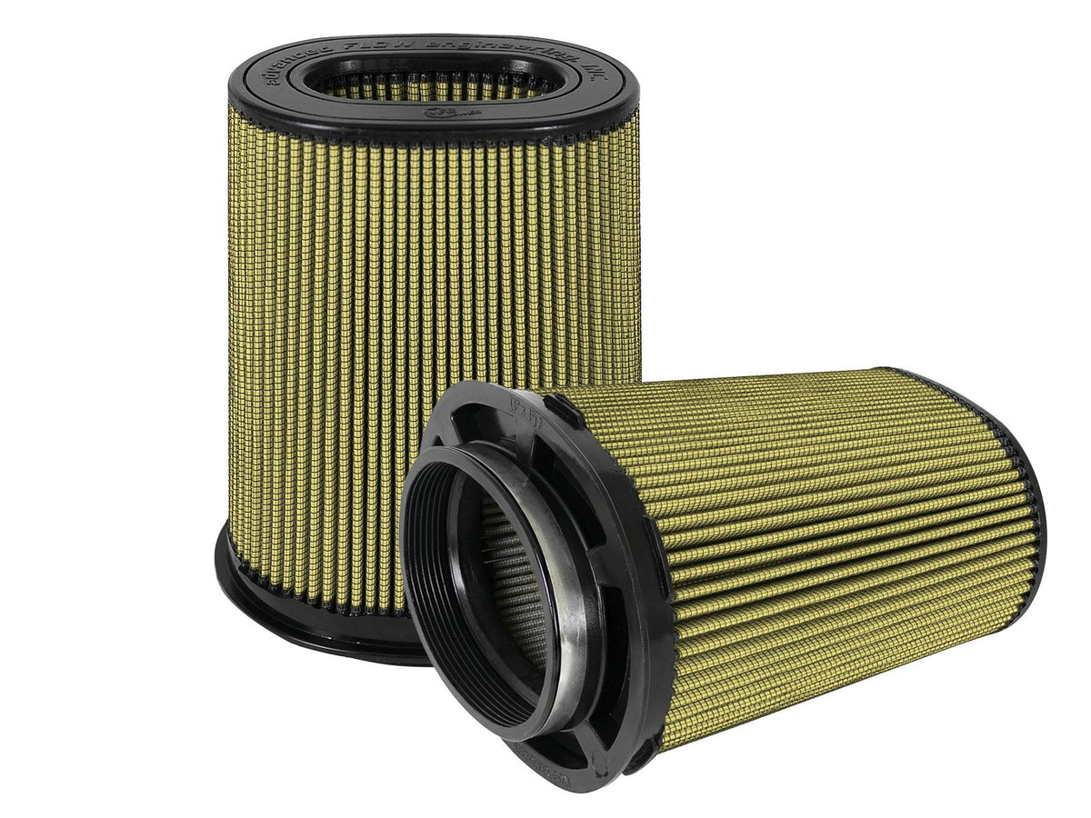 AFE Momentum Intake Replacement Air Filter w/ Pro GUARD7 Media (Pair) (6 x 4) IN F x (8-1/4 x 6-1/4) IN B x (7-1/4 x 5) IN T (Inverted) x 10 IN H - 72-91136-MA