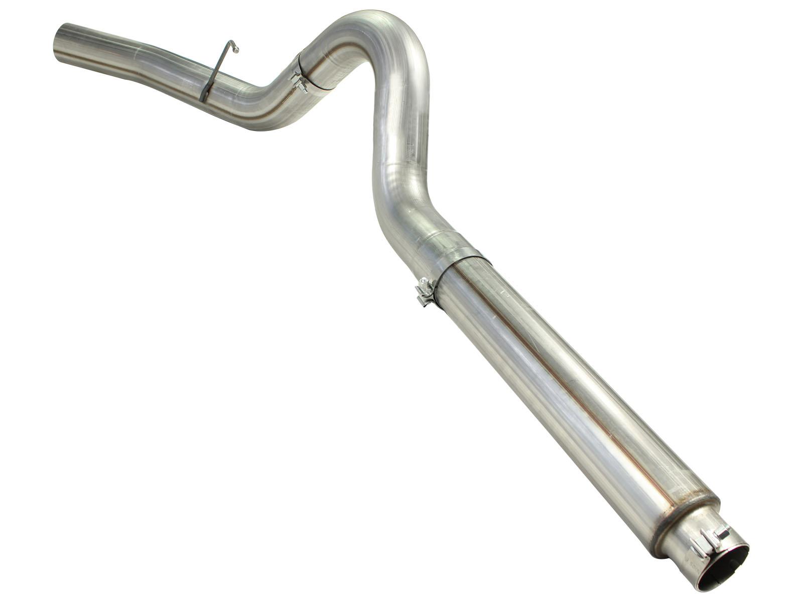 AFE Large Bore-HD 5 IN 409 Stainless Steel DPF-Back Exhaust System - 49-43054