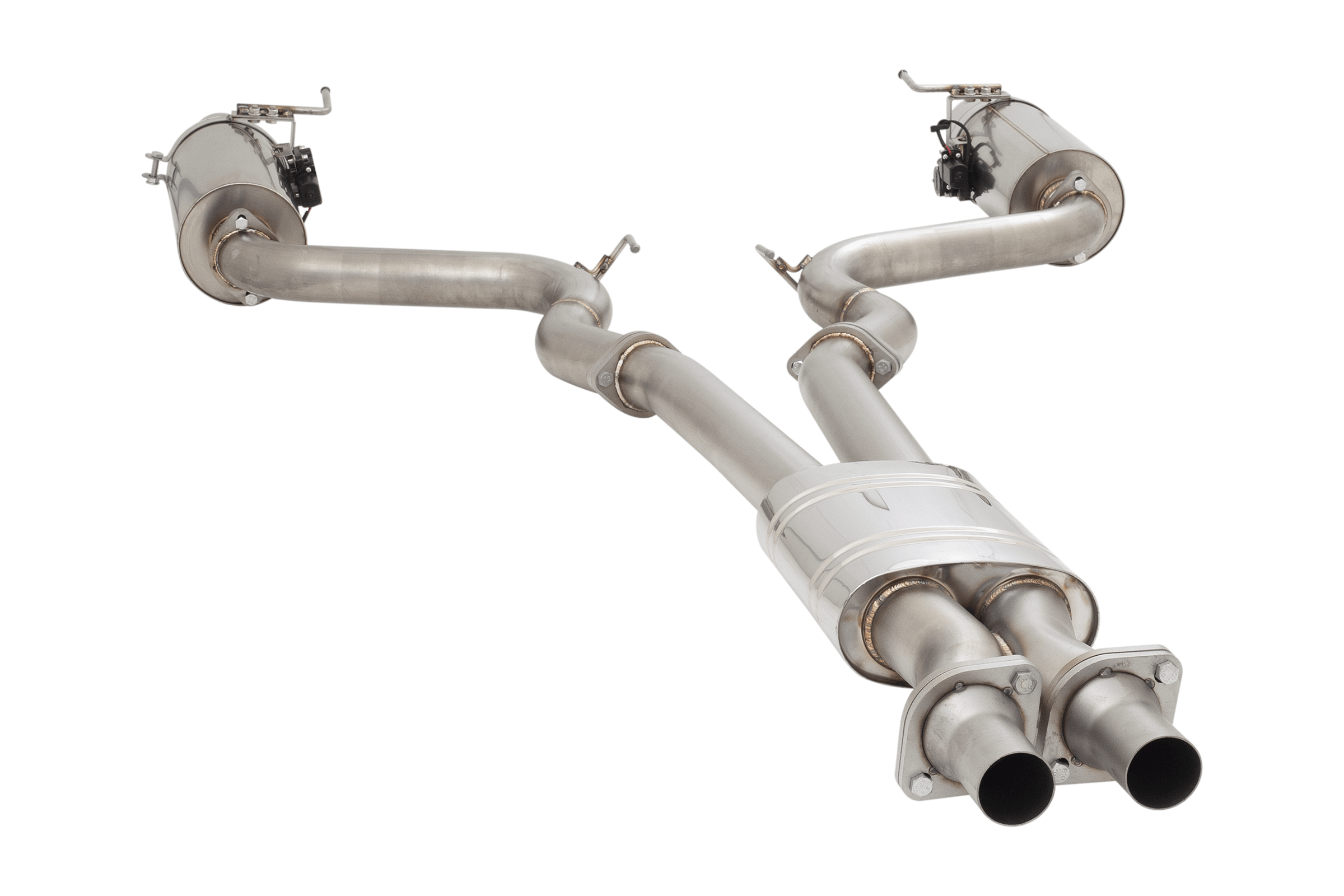 XForce Twin 3" Ss Cat-Back Exhaust System (2015-2017 Mustang GT) - ES-FM15-VMK-CBS
