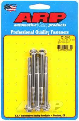 ARP 1/4-20 x 3.000 hex SS bolts - 621-3000