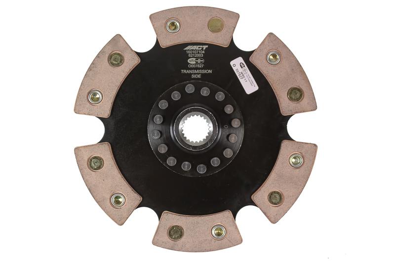 ACT Clutches 6 Pad Rigid Race Disc - 6212003