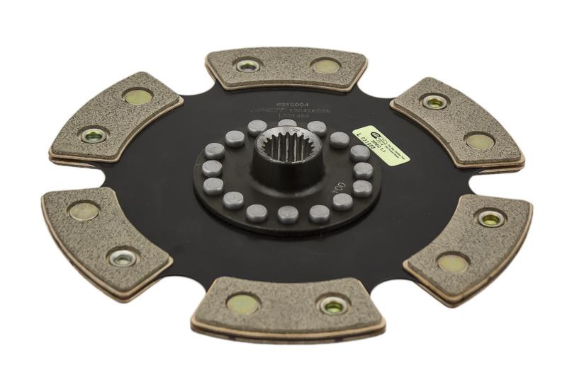 ACT Clutches 6 Pad Rigid Race Disc (1988-2005 Civic,1993-1997 Civic del Sol,1988-1991 CRX,1997-2005 EL) - 6212004
