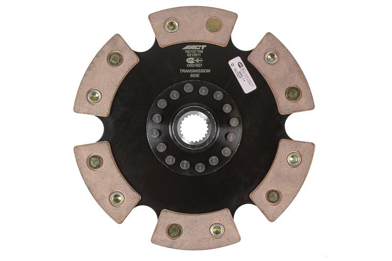 ACT Clutches 6 Pad Rigid Race Disc (1988-1988 CRX,1985-1987 Prelude,1986-1989 Accord,1988-1988 Civic) - 6212011