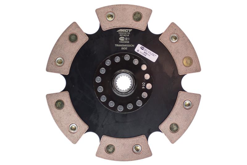 ACT Clutches 6 Pad Rigid Race Disc (1991-1993 NX,1991-2002 G20,1991-2006 Sentra,1995-1998 200SX) - 6214014