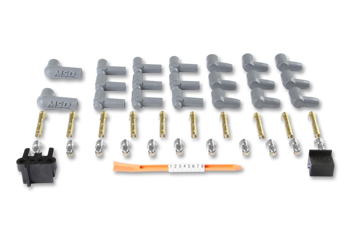 Msd 31239 Wire Set, Super Conductor, 8-Cyl. 90° Plug, Socket/Hei Cap