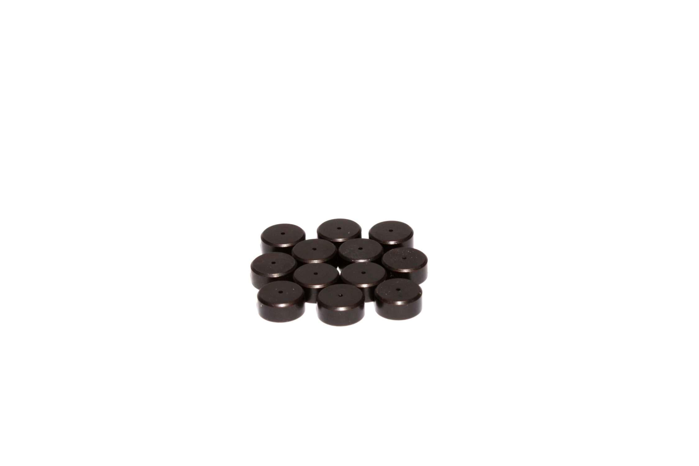 Comp Cams Set of 12 Hardened Lash Caps w/ 3/8" Valve Stem, .190" Head Height - 622-12