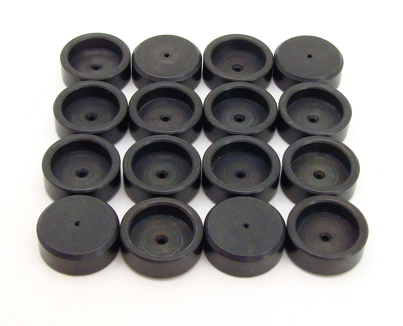 Comp Cams Set of 16 Hardened Lash Caps w/ 3/8" Valve Stem, .190" Head Height - 622-16