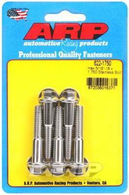 ARP 5/16-18 x 1.750 hex SS bolts - 622-1750