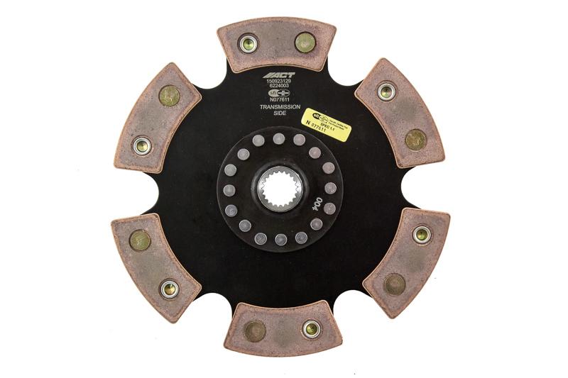 ACT Clutches 6 Pad Rigid Race Disc (1980-1982 Corolla) - 6224003