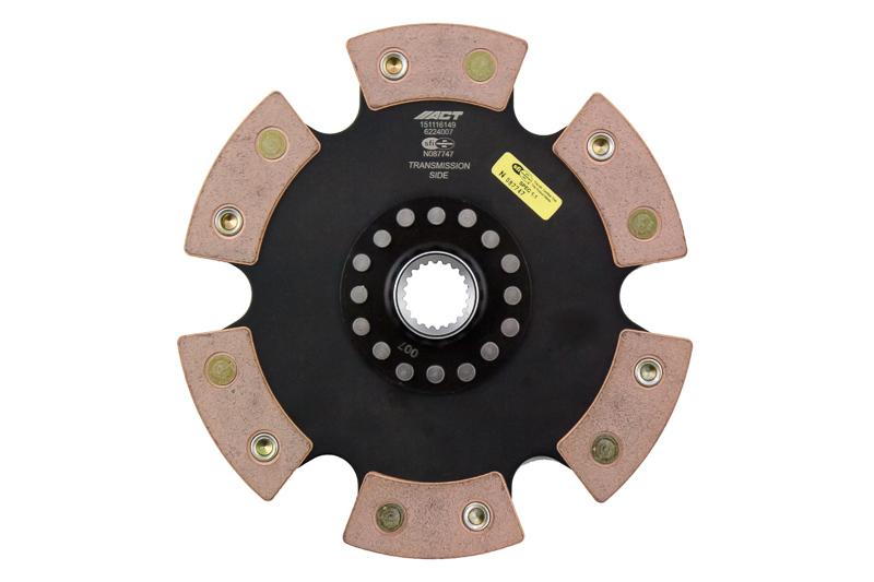 ACT Clutches 6 Pad Rigid Race Disc - 6224007