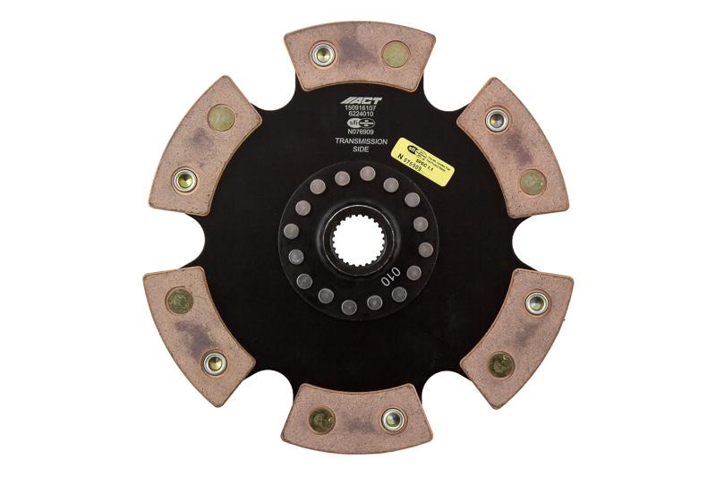 ACT Clutches 6 Pad Rigid Race Disc (1997-1999 CL,1990-2002 Accord,1992-2001 Prelude) - 6224010