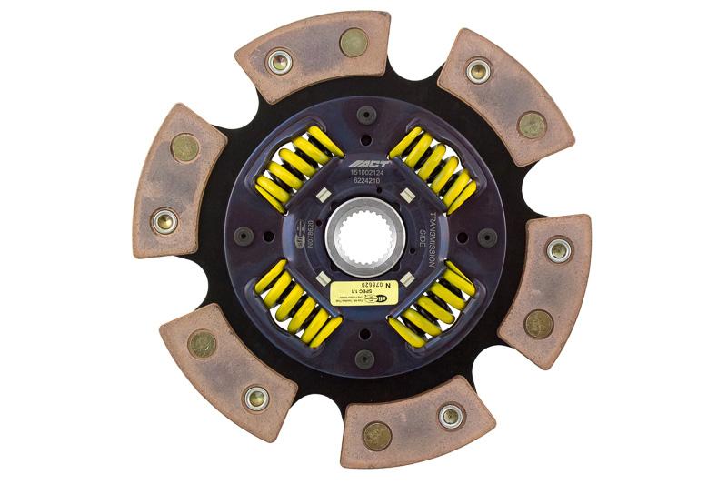 ACT Clutches 6 Pad Sprung Race Disc (1997-1999 CL,1990-2002 Accord,1992-2001 Prelude) - 6224210