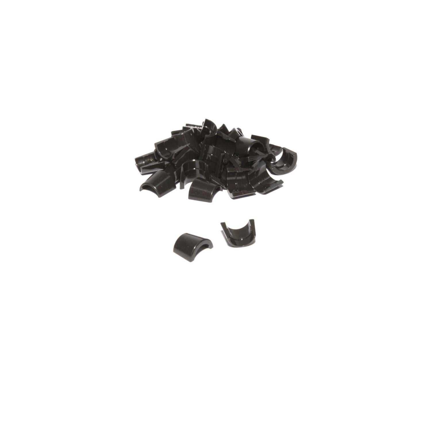 Comp Cams Machined Steel Set of 16 - 7 Degree, 8mm, Single Groove Race Locks - 623-16