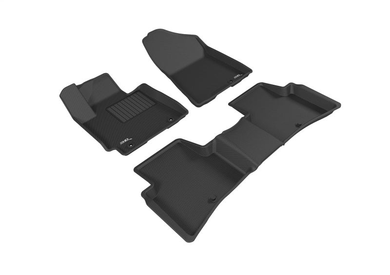 3D MAXpider 2016-2018 Hyundai Tucson Kagu 1st & 2nd Row Floormats - Black
