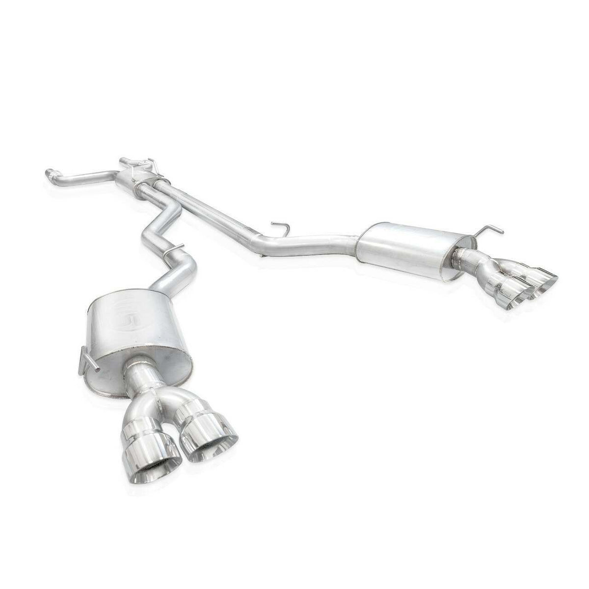 Stainless Works Catback - Polished Tips (2020-2025 Explorer ST) - FECB