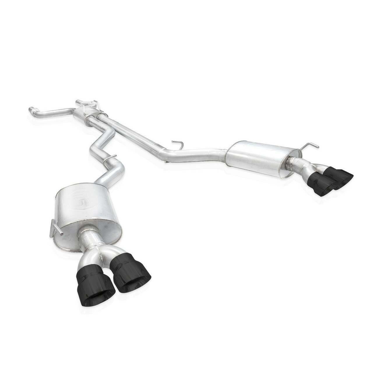 Stainless Works Catback - Black-Out Tips (2020-2025 Explorer ST) - FECBB