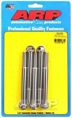 ARP 7/16-14 X 4.250 hex 1/2 wrenching SS bolts - 624-4250