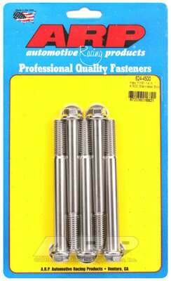 ARP 7/16-14 X 4.500 hex 1/2 wrenching SS bolts - 624-4500