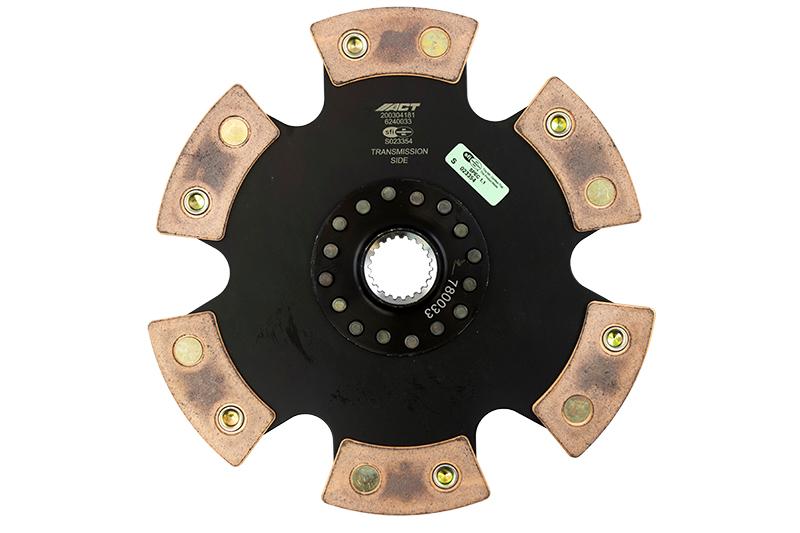 ACT Clutches 6 Pad Rigid Race Disc - 6240033