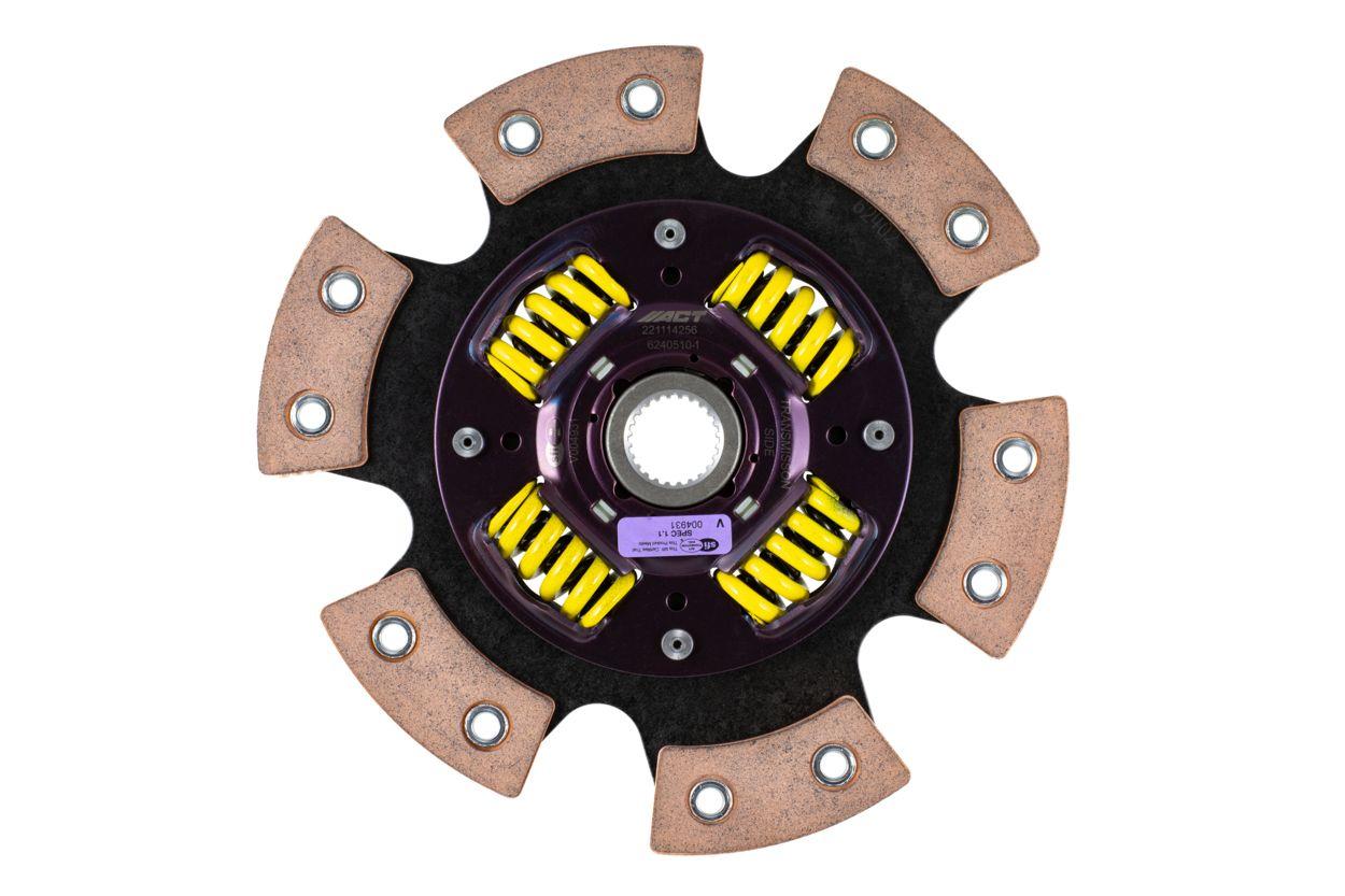 ACT Clutches 6 Pad Sprung Race Clutch Disc (2003-2017 CL Type-S, TL Base, TL Type-S, Accord EX, Accord EX-L, Accord HFP) - 6240510-1