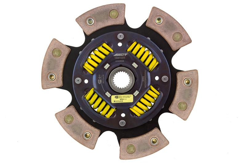 ACT Clutches 6 Pad Sprung Race Disc (2003-2015 Lancer) - 6240608