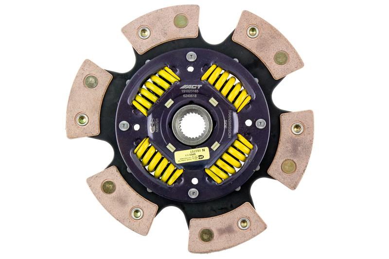 ACT Clutches 6 Pad Sprung Race Disc (2004-2014 Impreza,2007-2009 Legacy,2013-2020 WRX STI) - 6240618