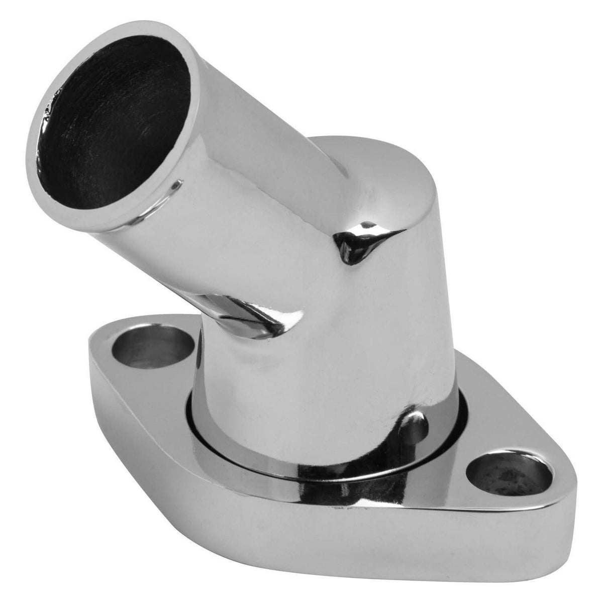 Weiand Weiand Aluminum Water Outlet, 45 Degree, - 6242