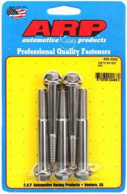 ARP 3/8-16 x 3.000 hex 7/16 wrenching SS bolts - 625-3000