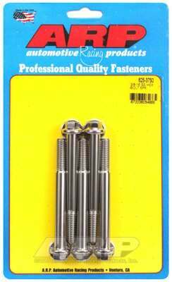 ARP 3/8-16 x 3.750 hex 7/16 wrenching SS bolts - 625-3750
