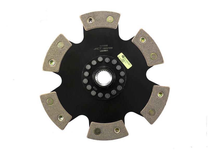 ACT Clutches 6 Pad Rigid Race Disc (2010-2014 Genesis Coupe,1991-1999 3000GT,1991-1996 Stealth) - 6250008
