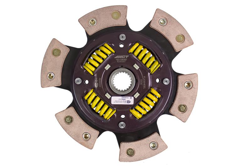 ACT Clutches 6 Pad Sprung Race Disc (1996-2002 4Runner,1995-1998 T100,1995-2004 Tacoma,2000-2004 Tundra) - 6250307
