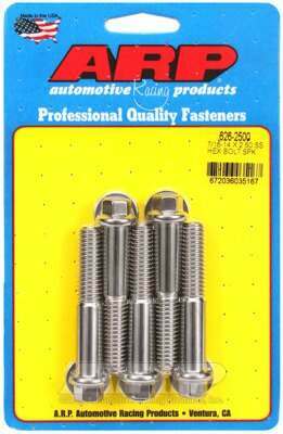 ARP 7/16-14 X 2.500 hex SS bolts - 626-2500