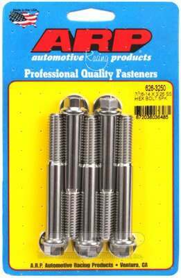 ARP 7/16-14 X 3.250 hex SS bolts - 626-3250