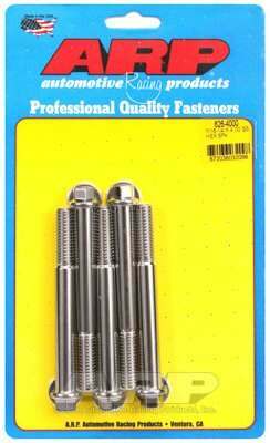 ARP 7/16-14 X 4.000 hex SS bolts - 626-4000