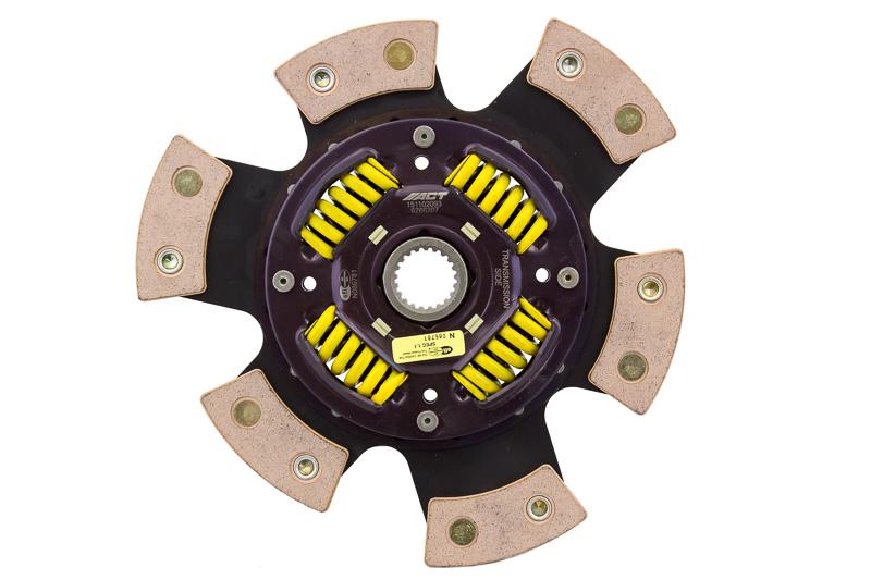 ACT Clutches 6 Pad Sprung Race Disc (2007-2014 FJ Cruiser,2005-2015 Tacoma,2005-2006 Tundra) - 6266307