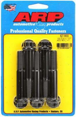 ARP 1/2-13 x 3.000 12pt black oxide bolts - 627-3000