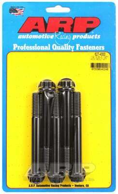 ARP 1/2-13 x 4.000 12pt black oxide bolts - 627-4000