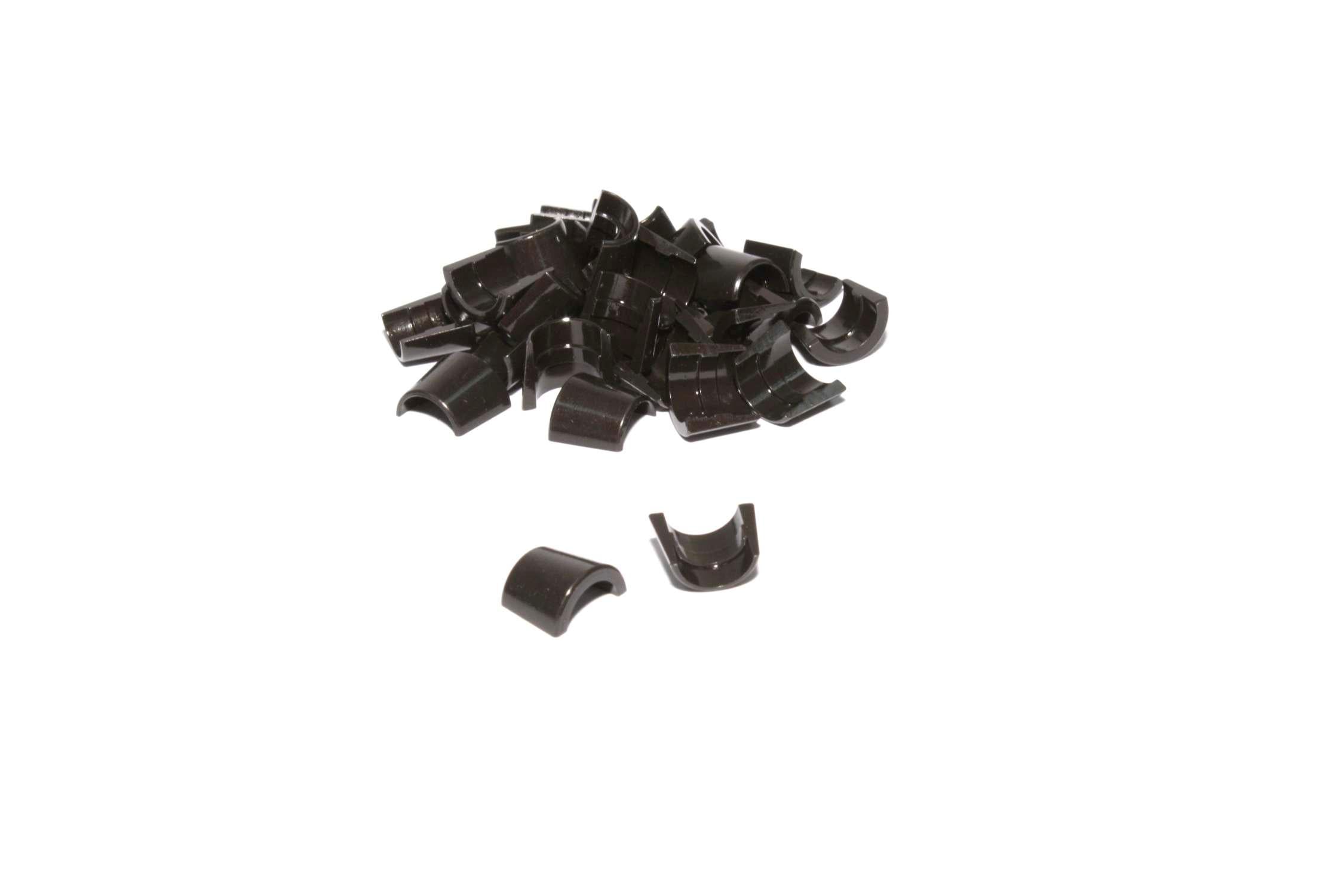 Comp Cams Machined Steel Set of 16 - 7 Degree, 5/16", Single Groove Race Locks - 628-16