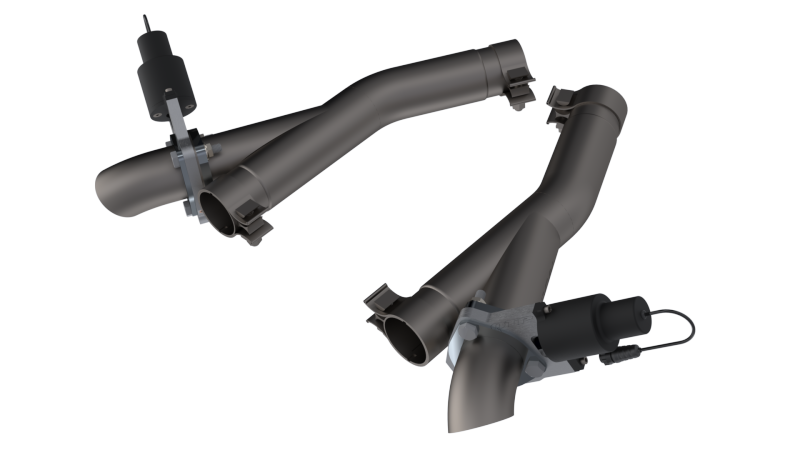 QTP 2011-2020 Dodge Durango 5.7L QTP Aggressor Cutout Pipes - 520511