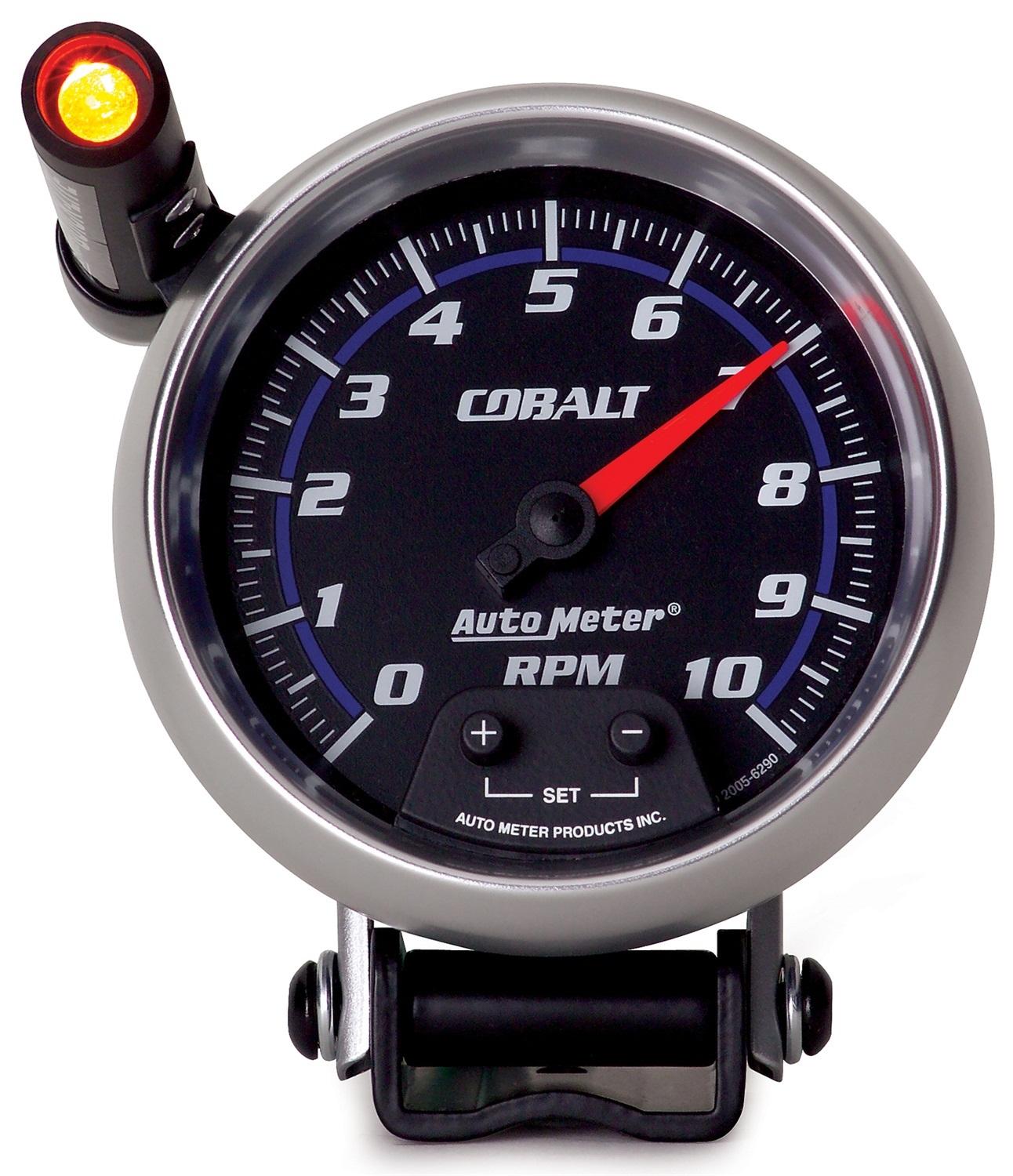 Auto Meter 3-3/4" PEDESTAL TACHOMETER, 0-10,000 RPM, COBALT - 6290