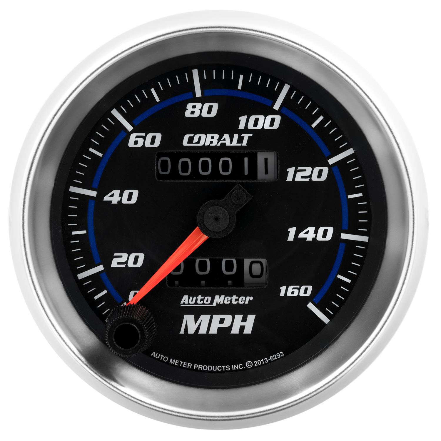 Auto Meter 3-3/8" SPEEDOMETER, 0-160 MPH, COBALT - 6293