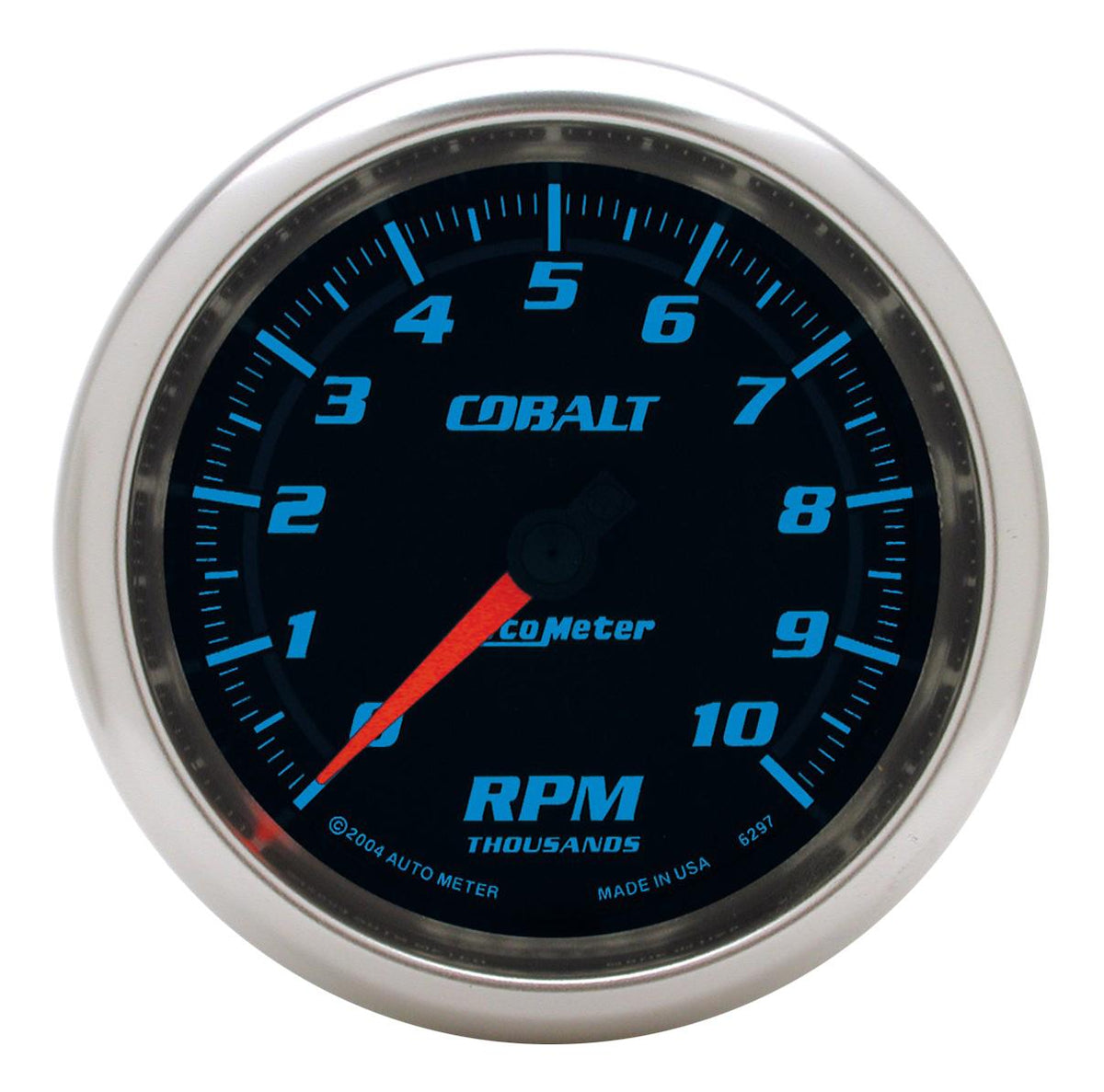 Auto Meter 3-3/8" IN-DASH TACHOMETER, 0-10,000 RPM, COBALT - 6297