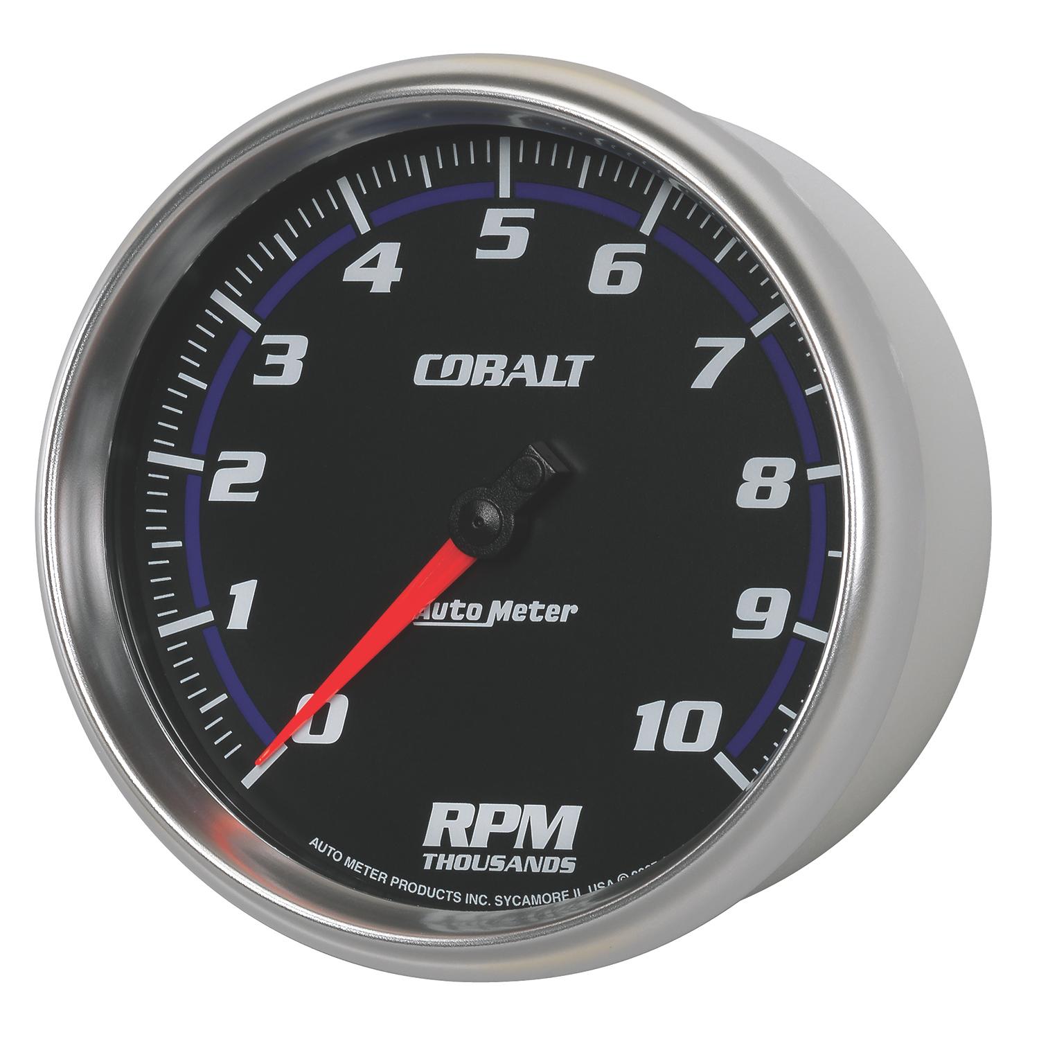 Auto Meter 5" IN-DASH TACHOMETER, 0-10,000 RPM, COBALT - 6298