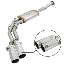 AFE Rebel Series 3 IN to 2-1/2 IN 409 Stainless Steel Cat-Back Exhaust w/ Polish Tip (2009-2014 F-150) - 49-43080-P