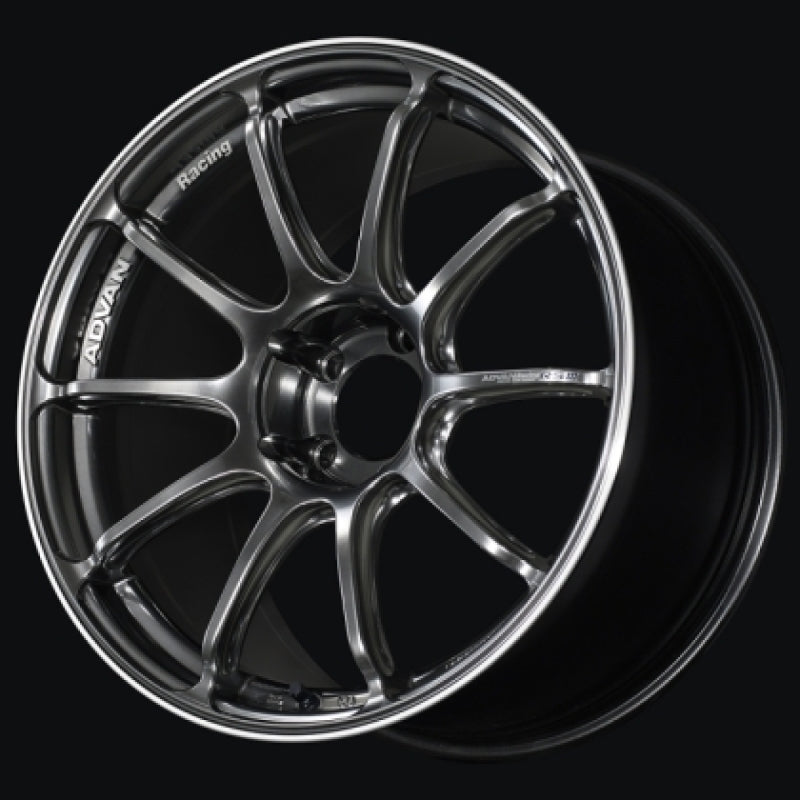 ADVAN RACING RSIII 18X8.5 +45 5-114.3 RACING HYPER BLACK & RING - YA38H45EHBR